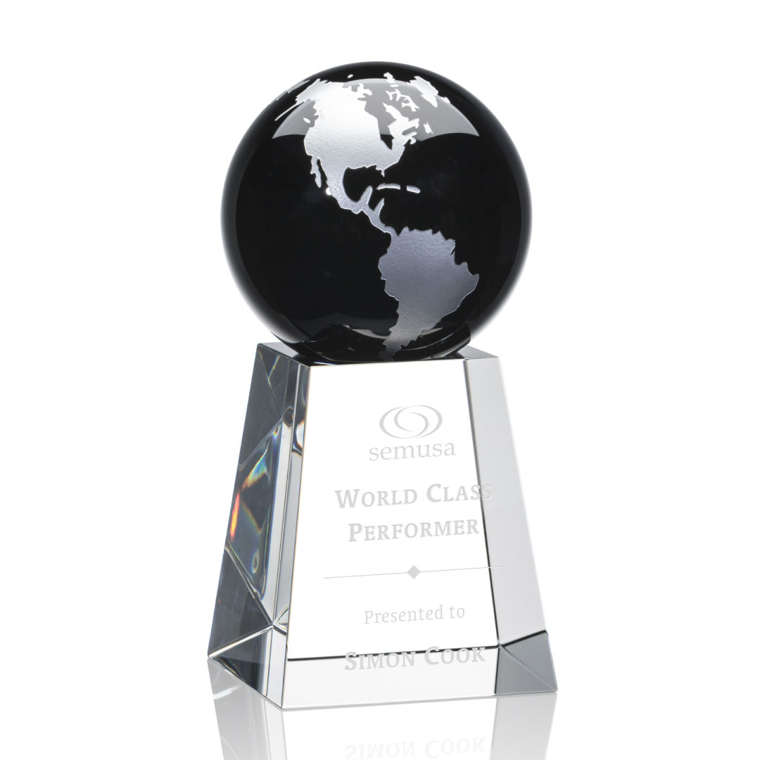 Heathcote Globe Award - Black/Silver
