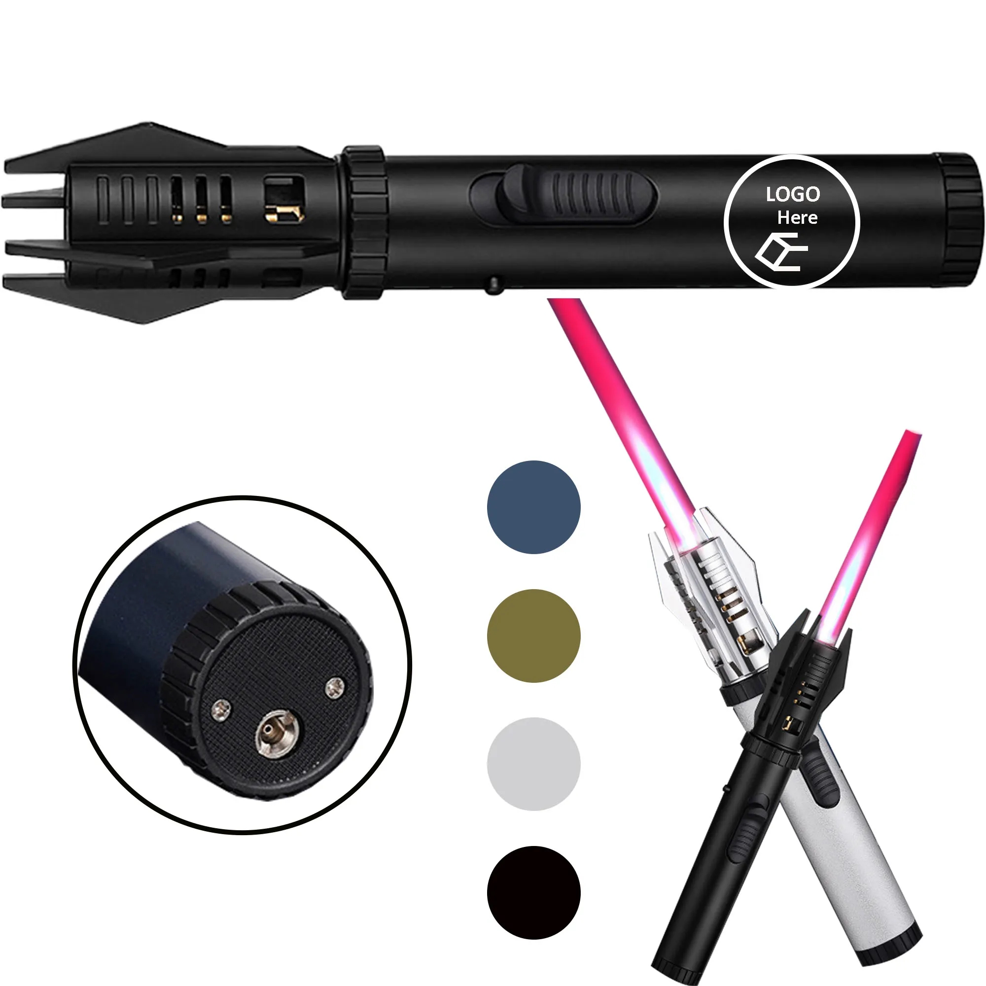 Self Defence Windproof Torch Flame Lighter