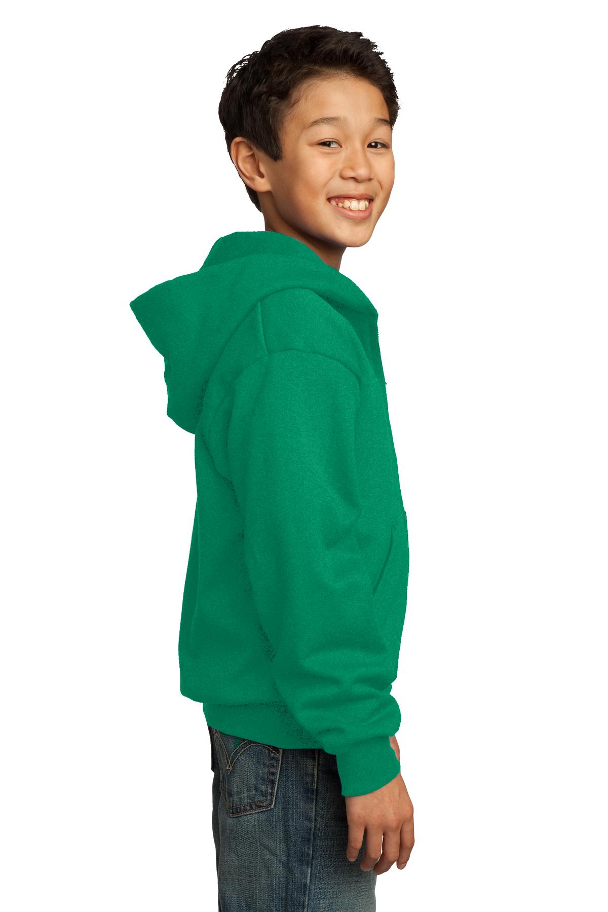 Port & Company® Youth Core Fleece Full-Zip Hooded Sweatshirt 82