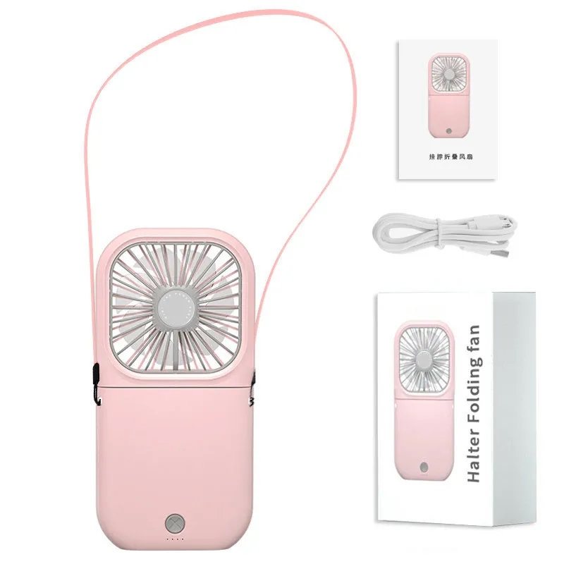 Handheld USB Power Bank Folding Fan 4