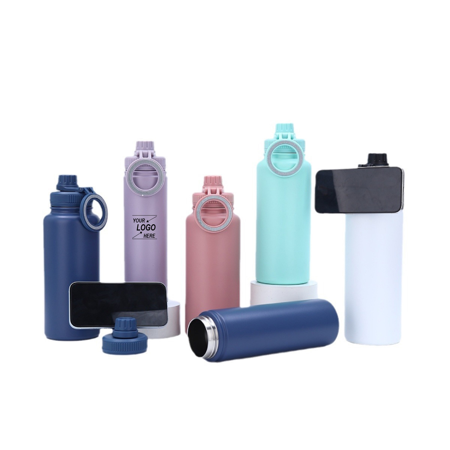 25oz Insulated Tumbler with Magnetic Phone Holder