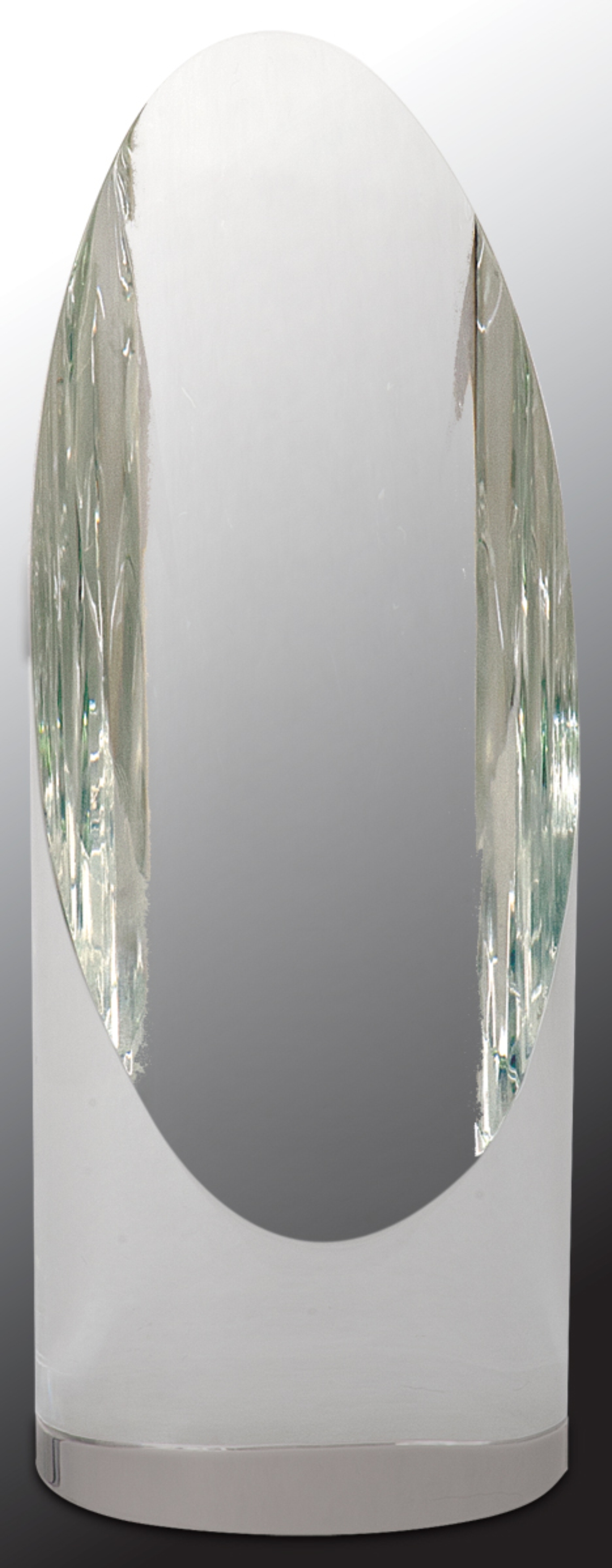 7 1/2" Crystal Cylinder Award 3