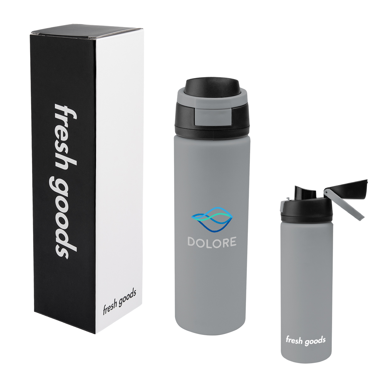 Fresh Goods 24 Oz. Pop Sip Recycled Stainless Steel Bottle 13