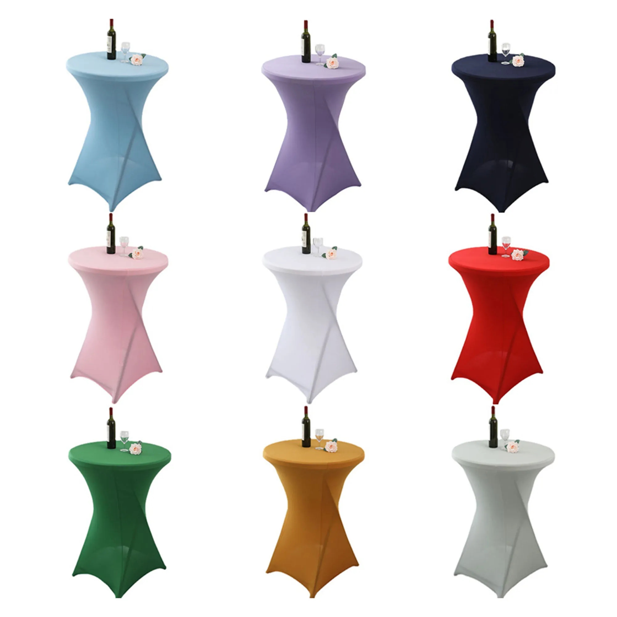 Round Stretch Table Cover 5