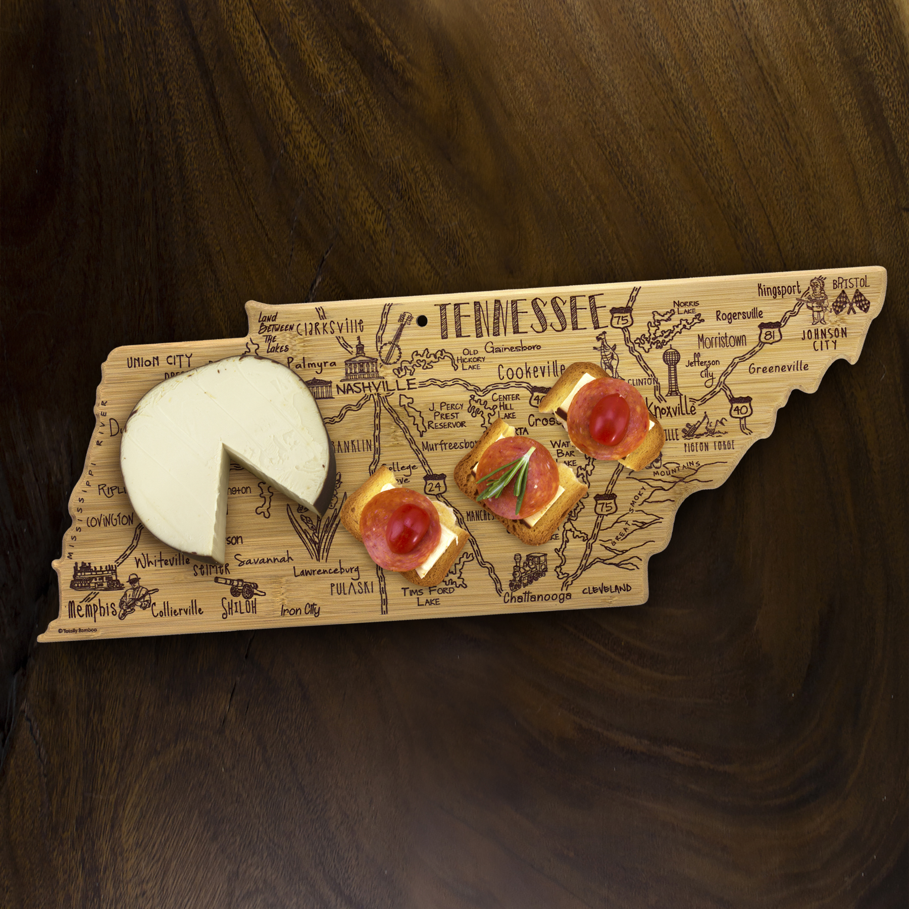 Destination Tennessee Cutting & Serving Board 7