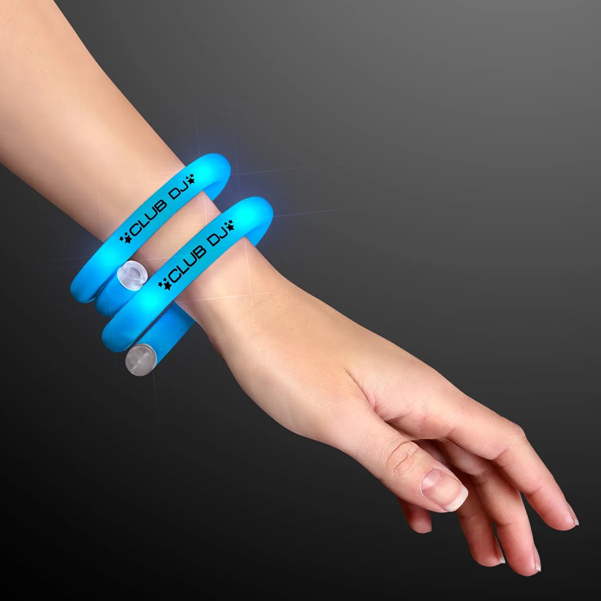 LED Light Up Flash Tube Bracelets - Single Colors 16