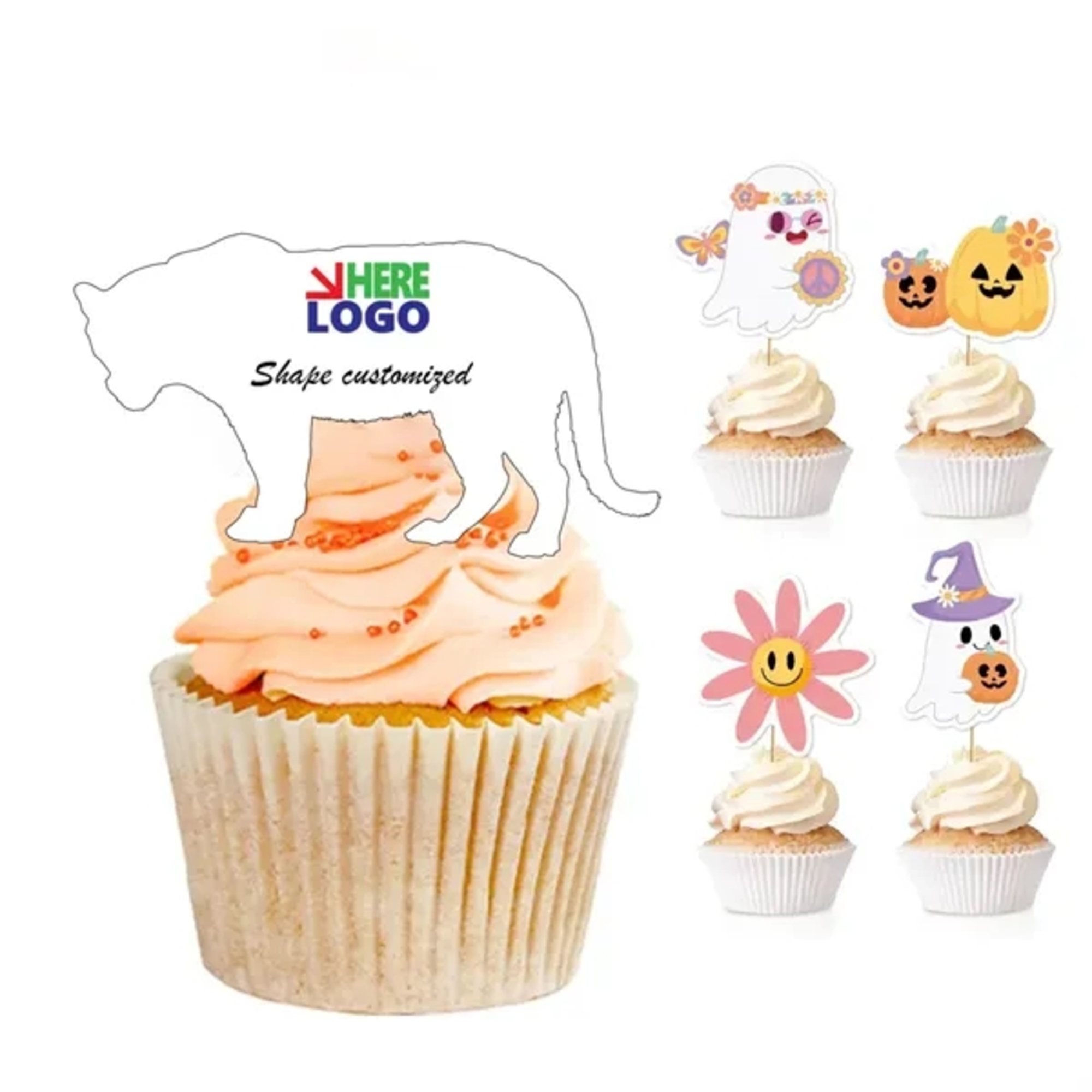 Custom Theme Party Cupcake Toppers 2
