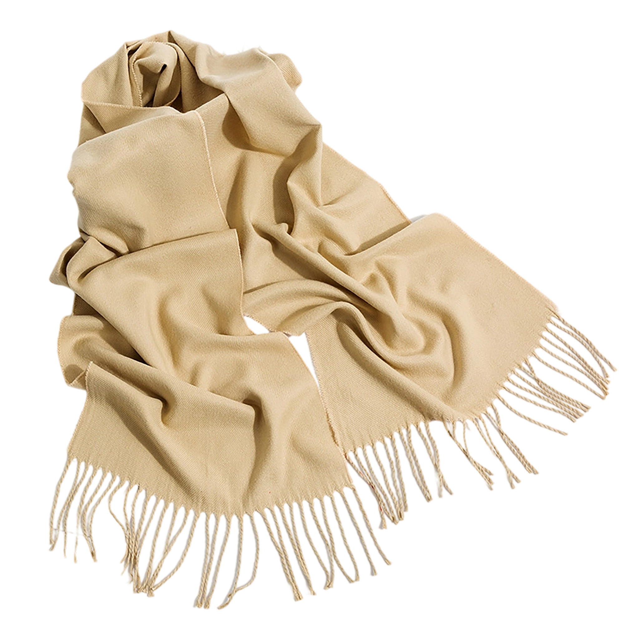 Pashmina Woven Scarf Long Soft Fabric With Fringe 27" x 78" 15