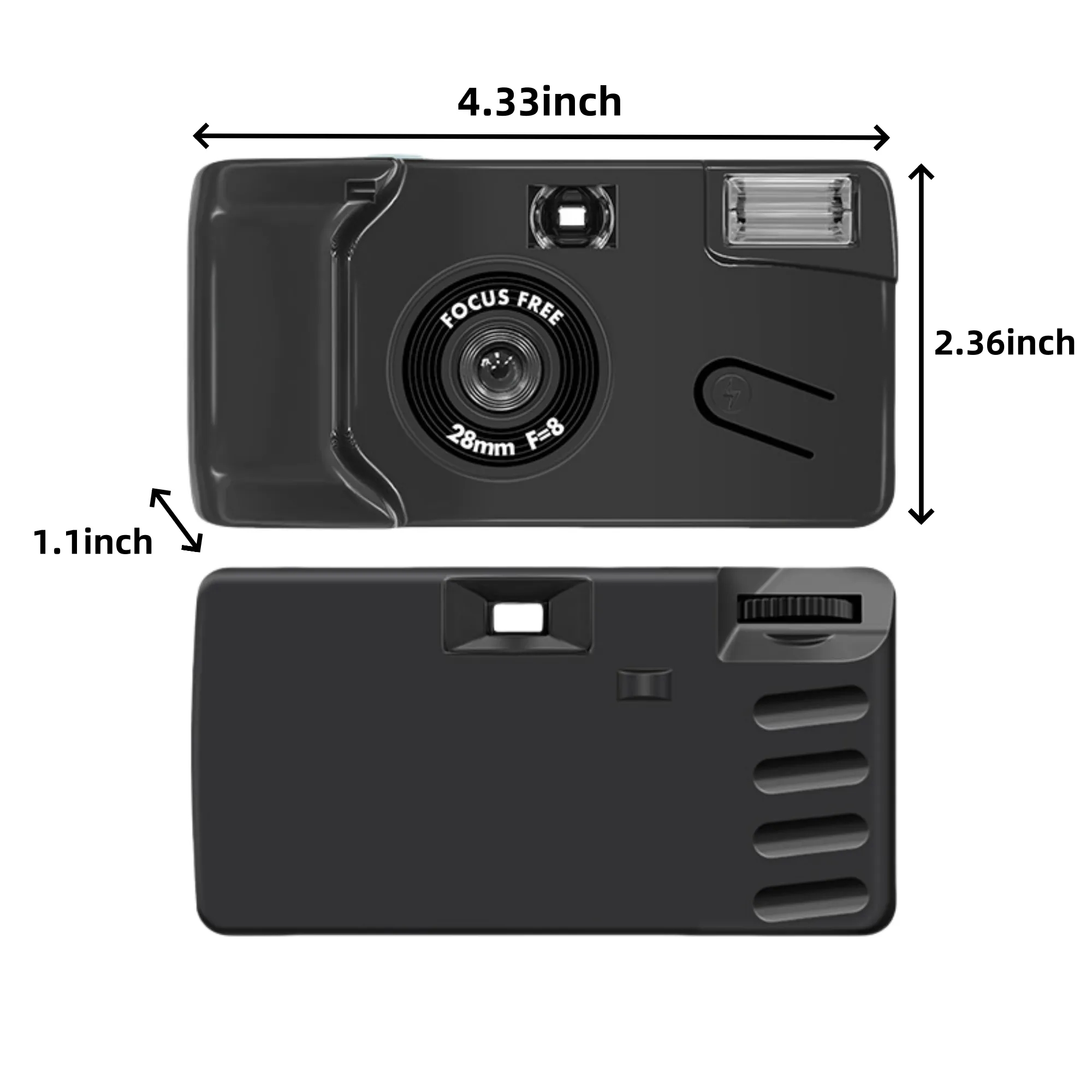 Custom Retro Disposable Camera With 12 Films 4