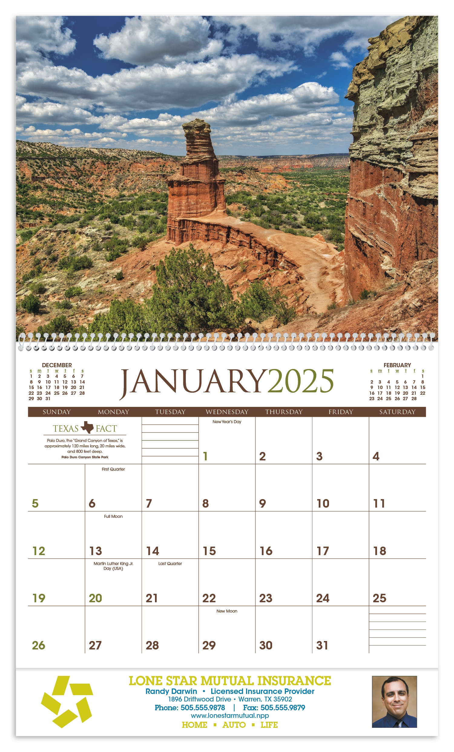 Triumph® Calendars Texas Calendar 20