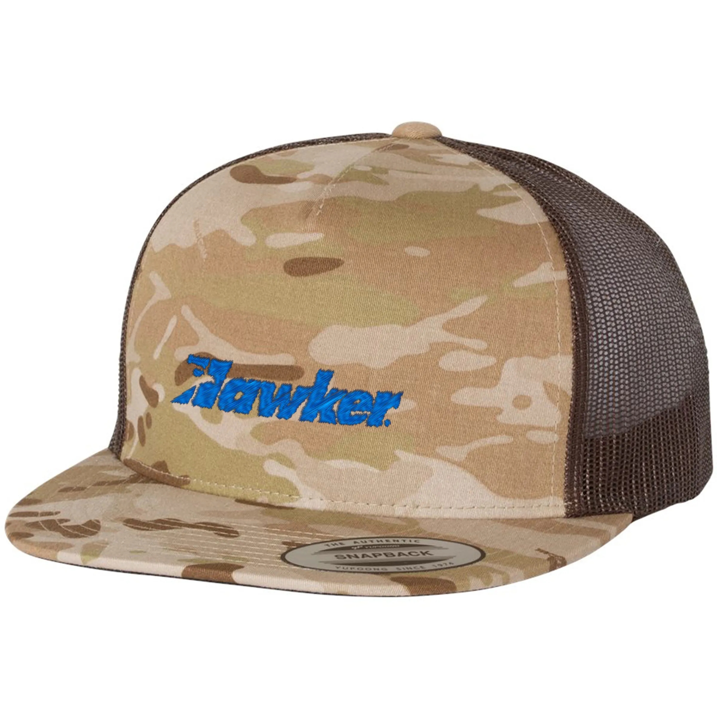 YUPOONG-CLASSIC FLAT BILL TRUCKER CAP 43