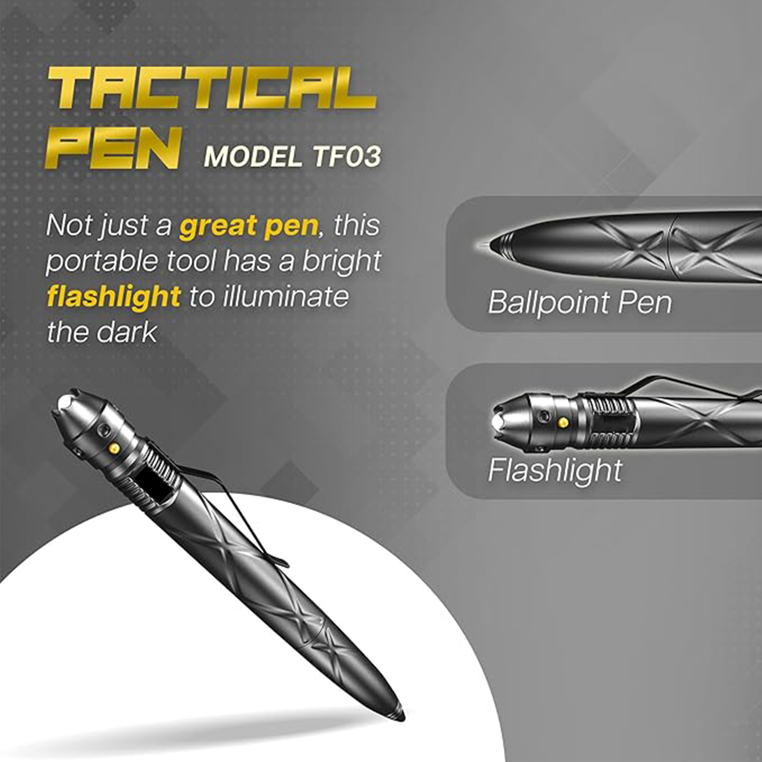 Aluminum Tactical Ballpoint Pen 5