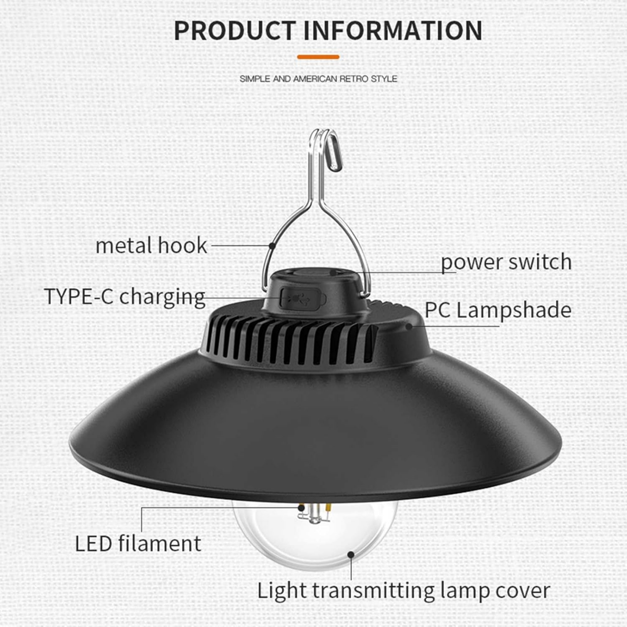 Rechargable Camping Light, custom sports ball with logo imprint 2