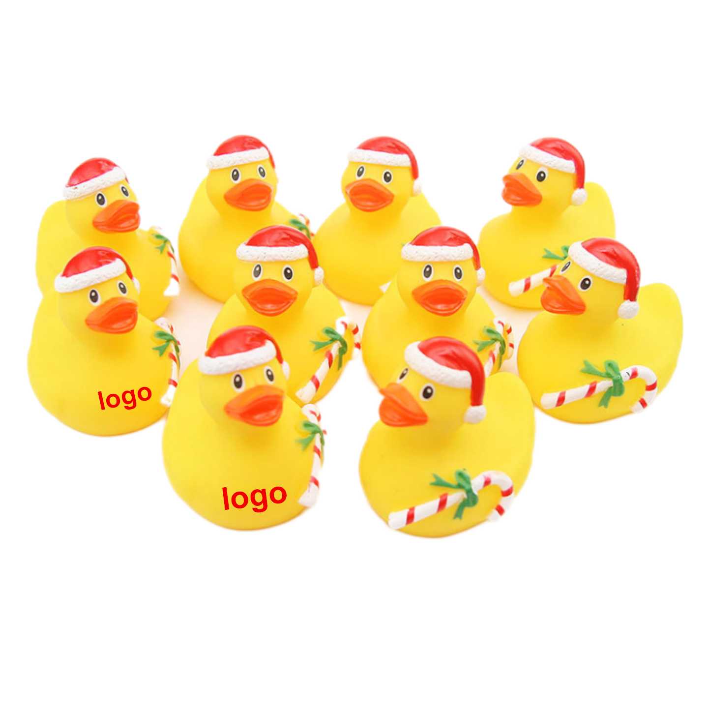 Rubber Duck with Candy Cane 2