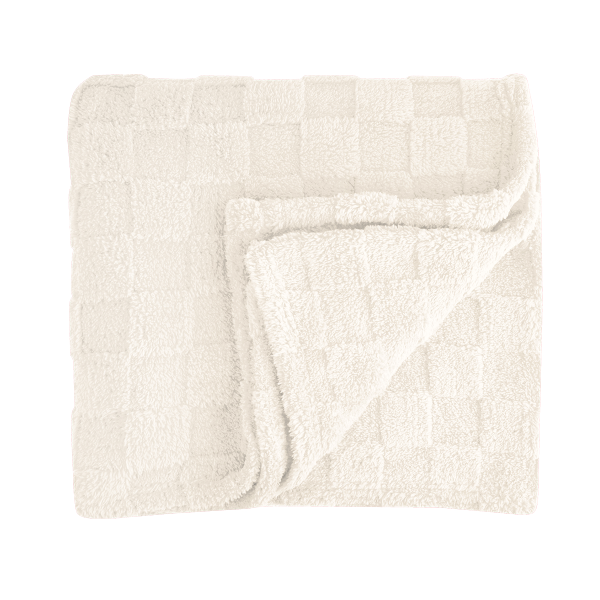 rPET Checkered Sherpa Blanket 5