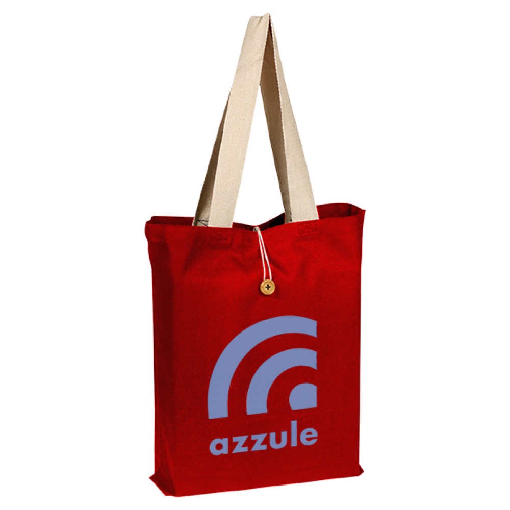 Colorful Canvas Button Tote, custom tote bag with logo imprint 15