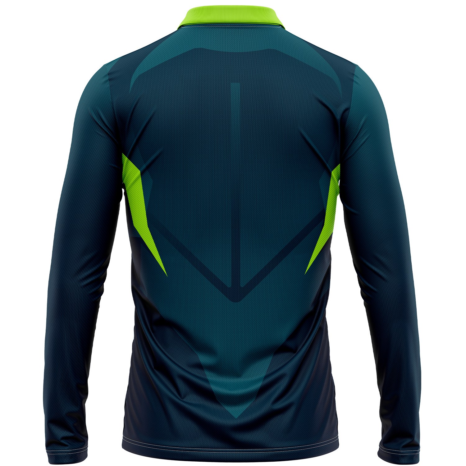 Unisex 75D Pique Sublimation Long Sleeve Polo 3