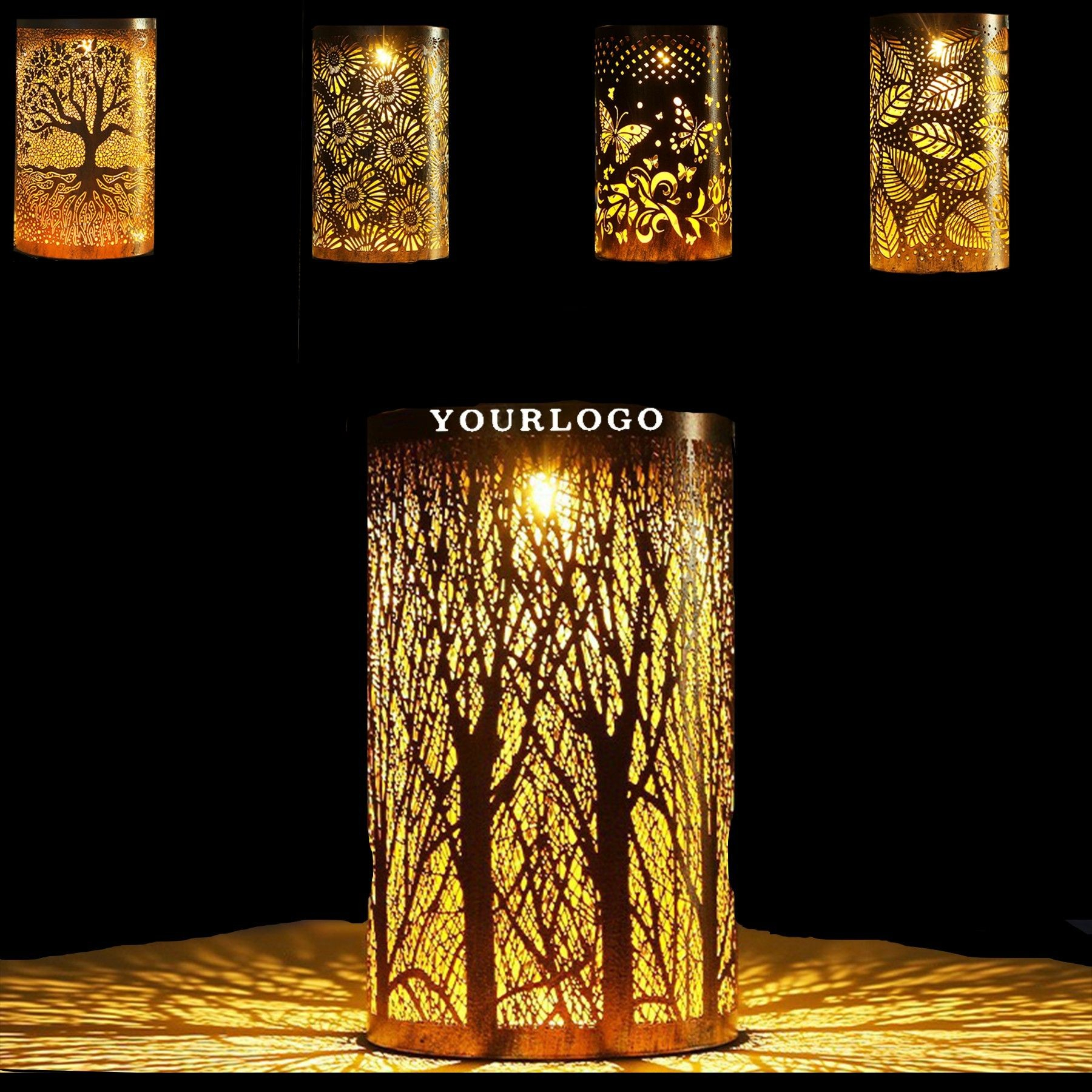 Solar Outdoor Hanging Butterfly Lantern 1