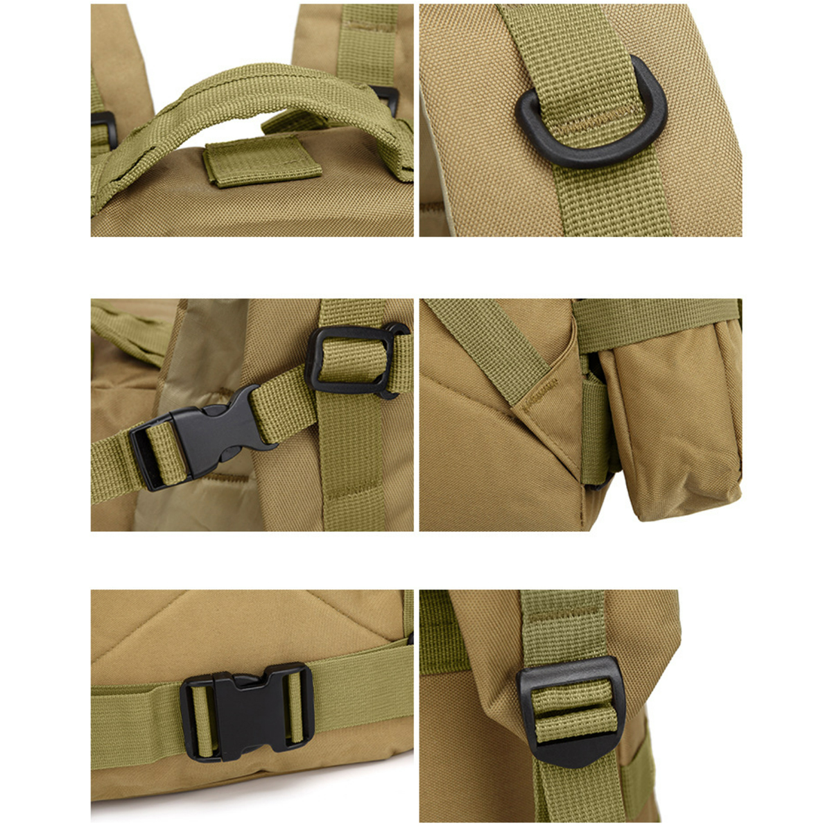 55L Tactical Military Backpack with Detachable Pouches 1