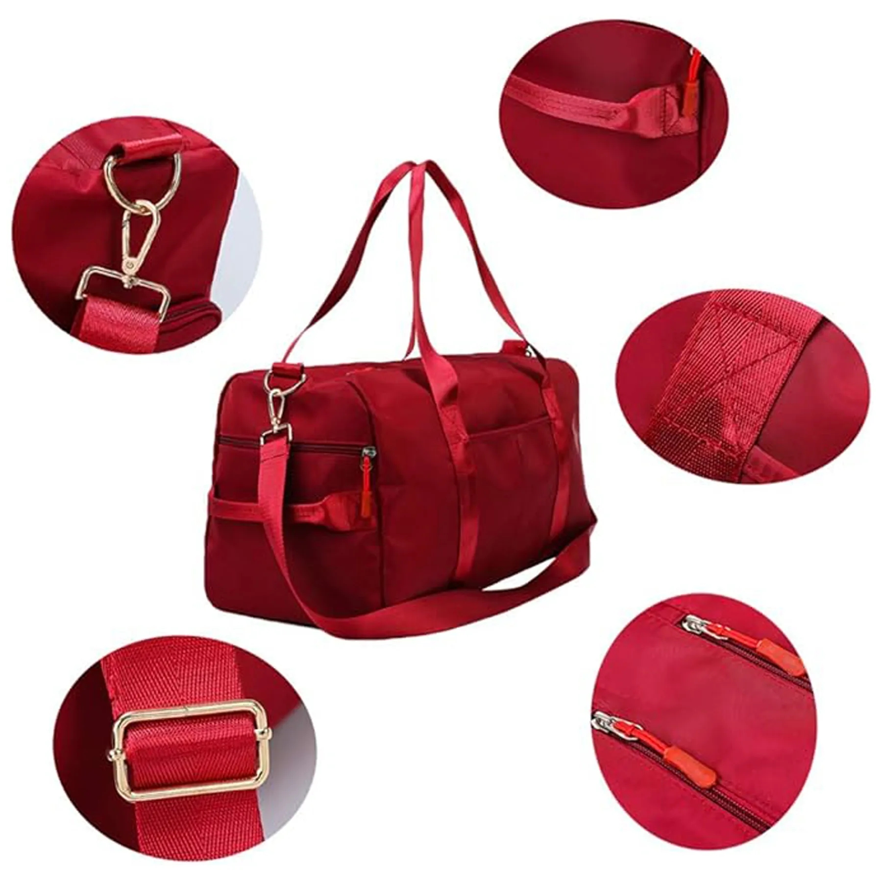 Large Capacity Sports Travel Gym Bag with Shoe Compartment 4