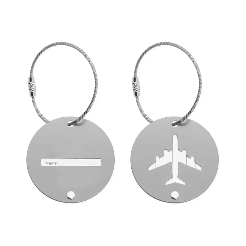 Aircraft Aluminum Alloy Luggage Tags 7