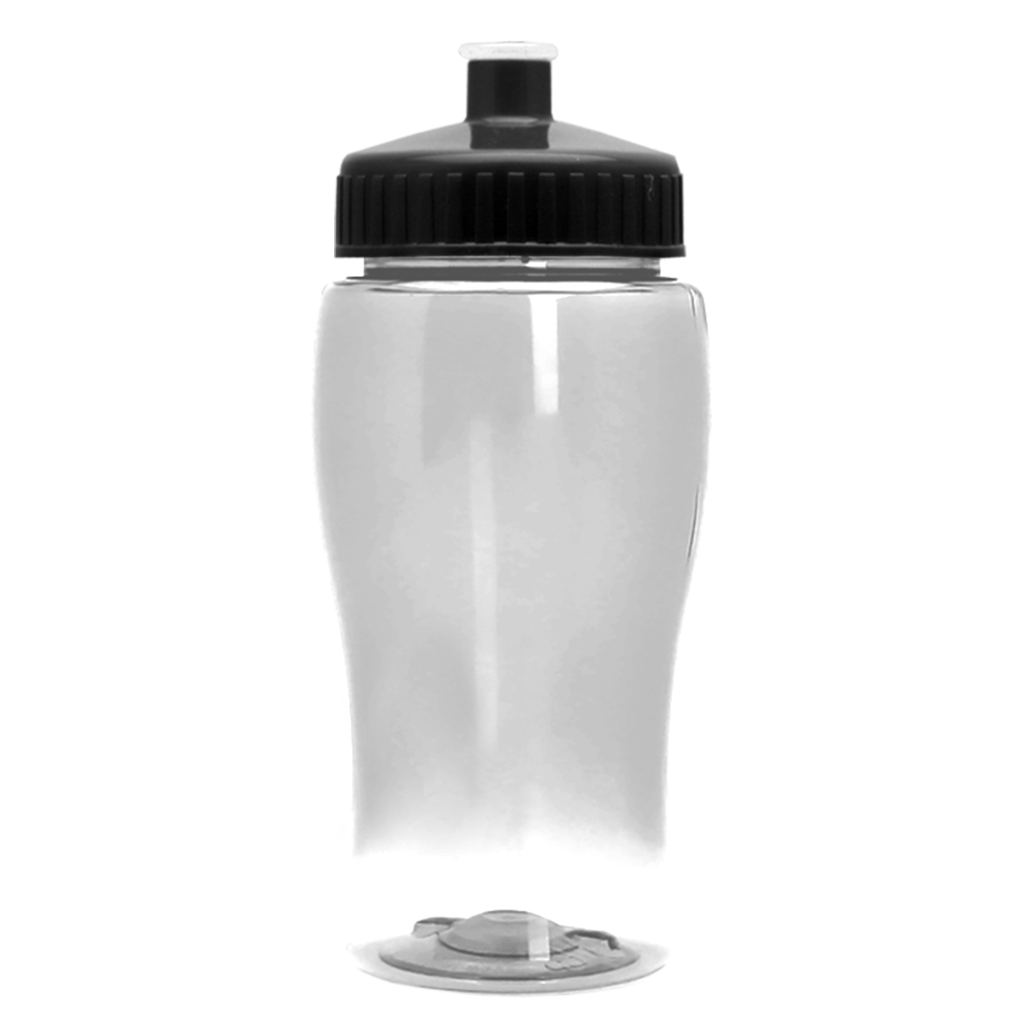 Poly-Pure Jr. - 18 oz. Transparent Bottle with Push pull 26