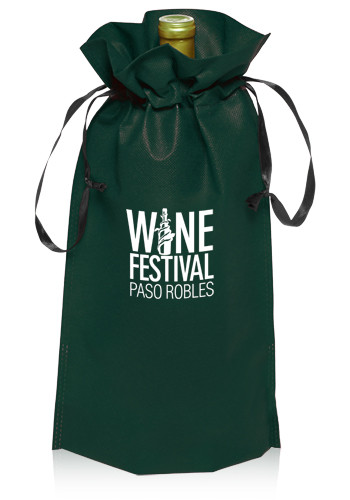Non-Woven Vineyard Ribbon Drawstring Bags 8