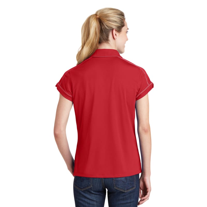 Sport-Tek Women's Contrast Stitch Micropique Sport-Wick Polo. 34
