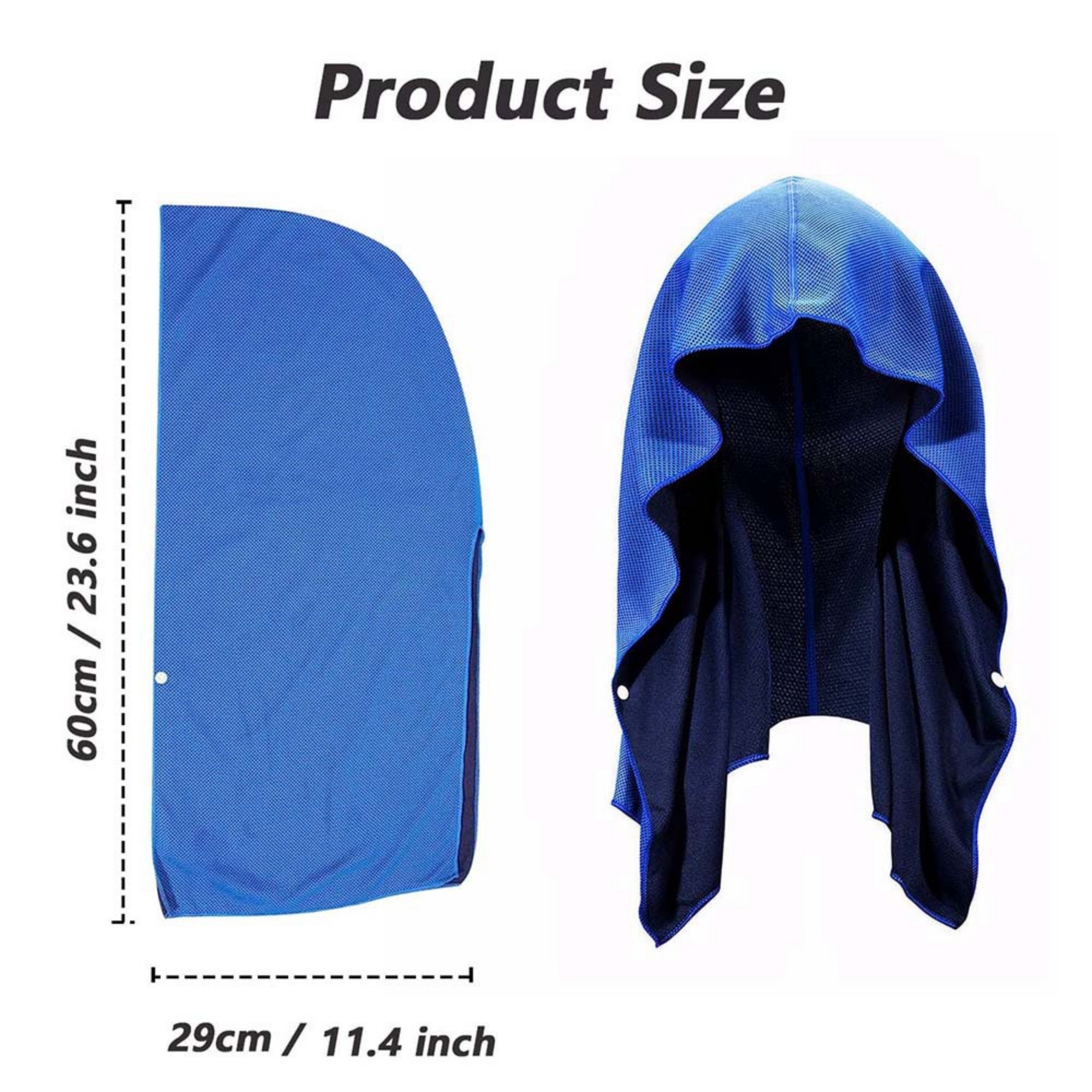 Quick Dry Sports Cooling Sun Protection Poncho Towel 10