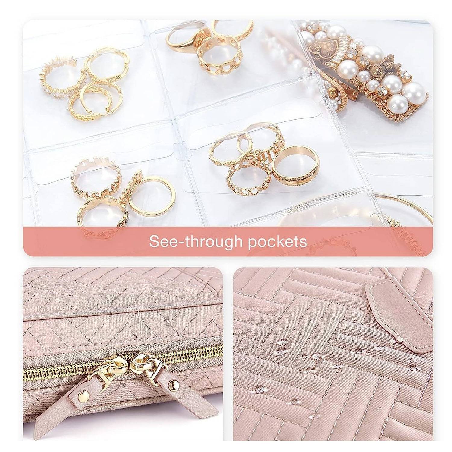 Jewelry Rolls Zipper Pouch Bag 4