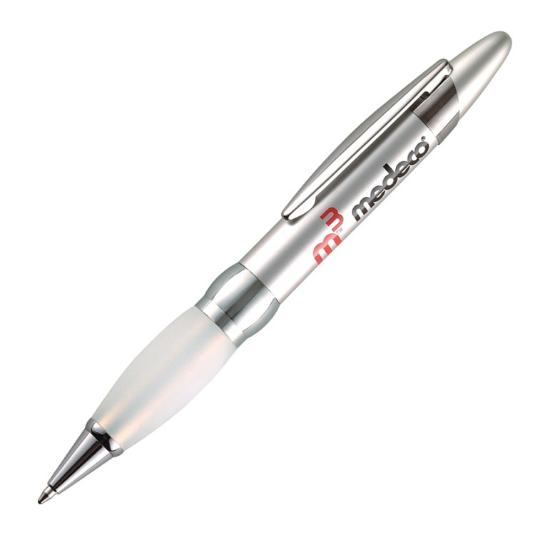 Leo Twist Action Pens with Frosted Rubber Grip 1
