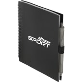 FSC® Recycled 5.5” x 7” Spiral Notebook w/ RPET Pe 244