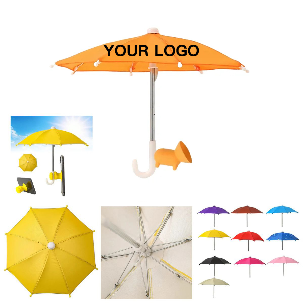 Portable UV Phone Umbrella For Outdoor Use 5
