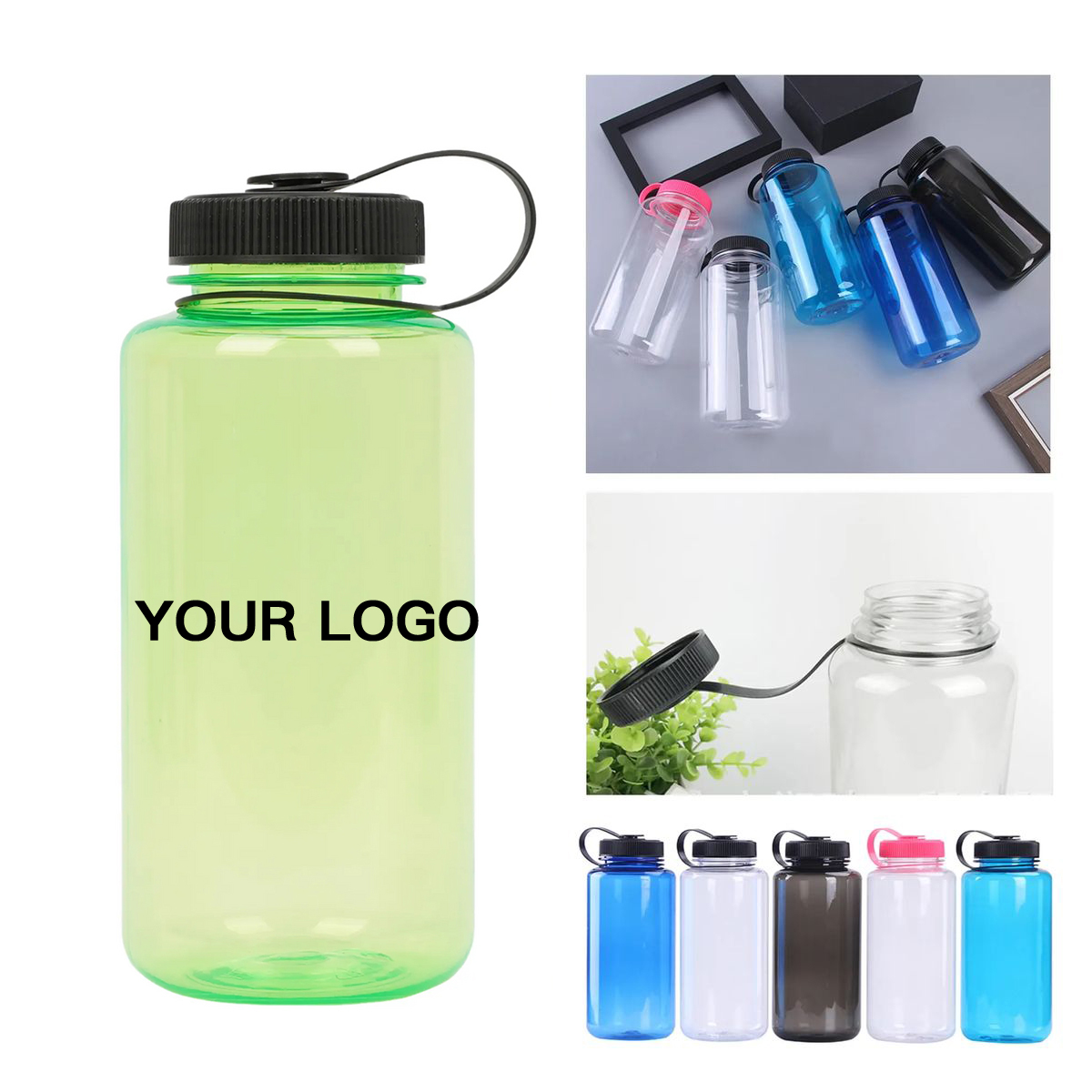 Large 32oz Plastic Water Bottle for Outdoor Sports 9
