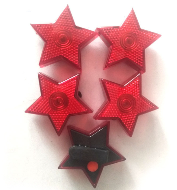 Star Shape bike bicycle reflectors Rear Light 4