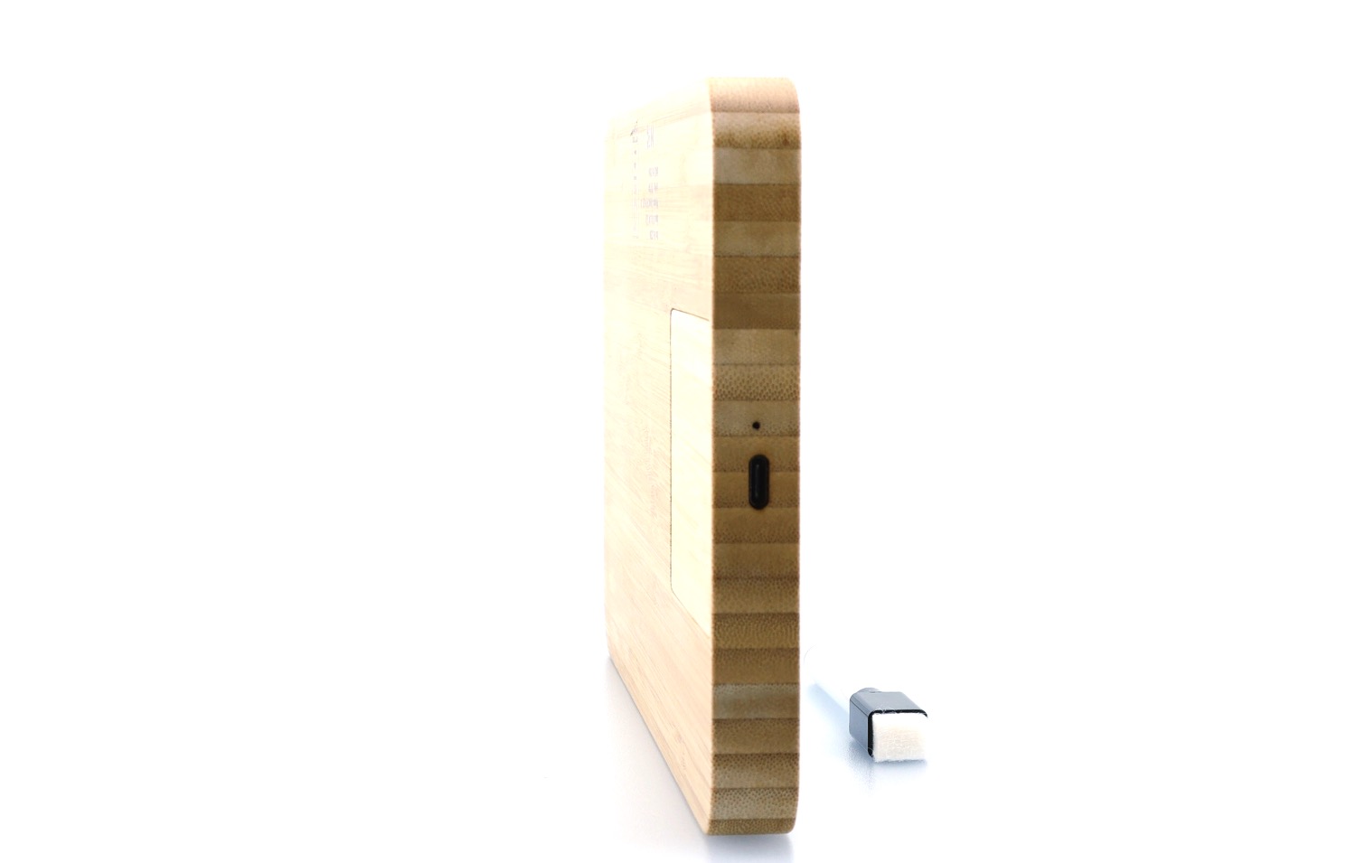 Bamboo 10W Wireless Charging Base with Dry Erase Board 37