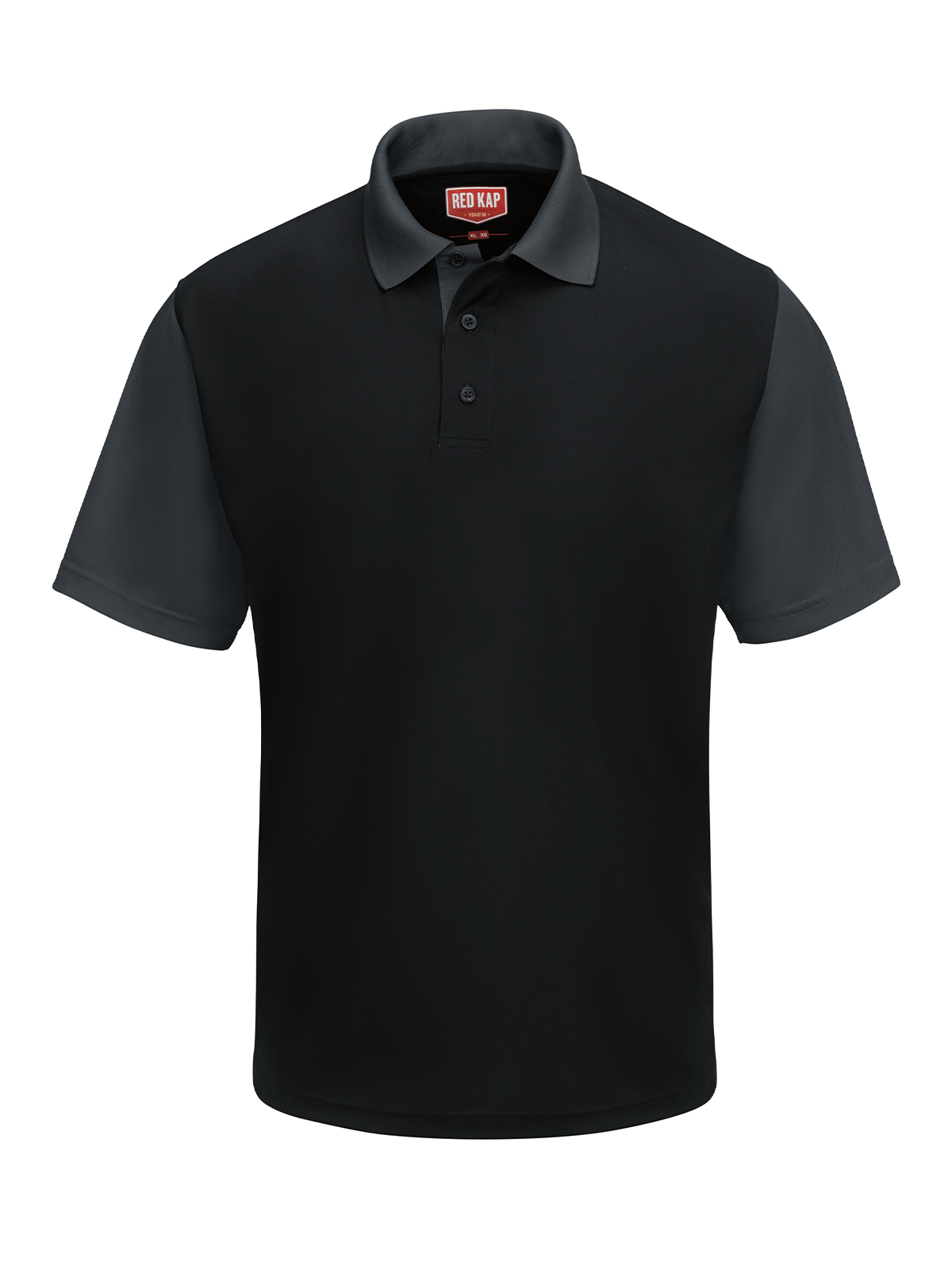 Red Kap Shirts -  Men's Short Sleeve Performance Knit Color-Block Polo
