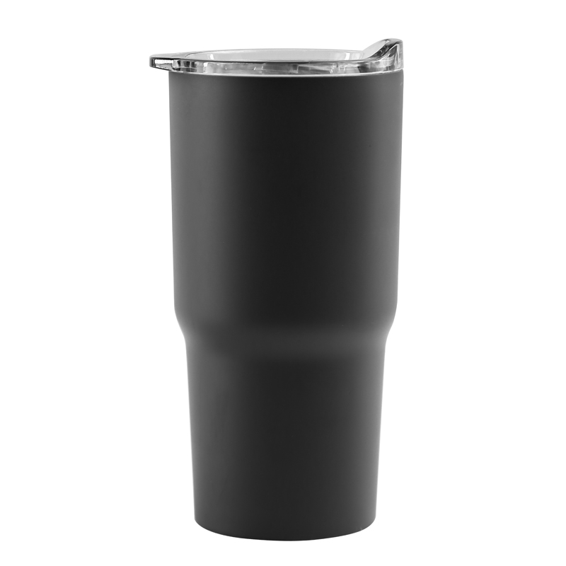 20 Oz. Oceanside Double Wall Stainless Steel Vacuum Tumbler (Black)