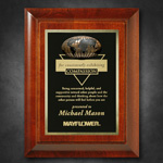 Americana Raised Panel Plaque 10