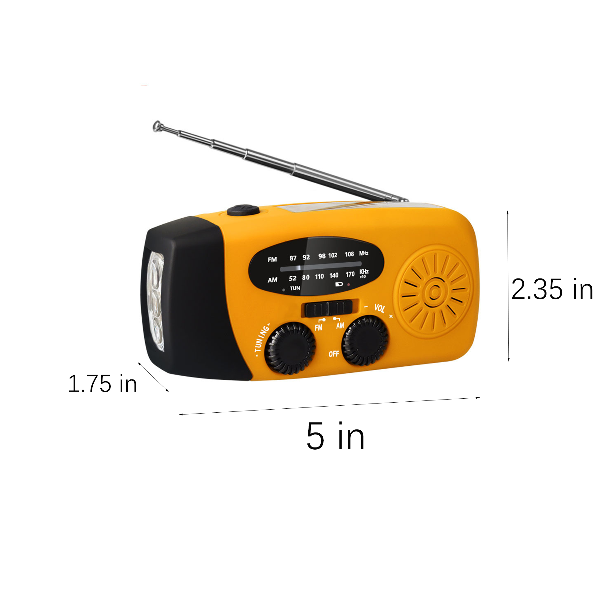 Portable Solar Emergency Radio 6