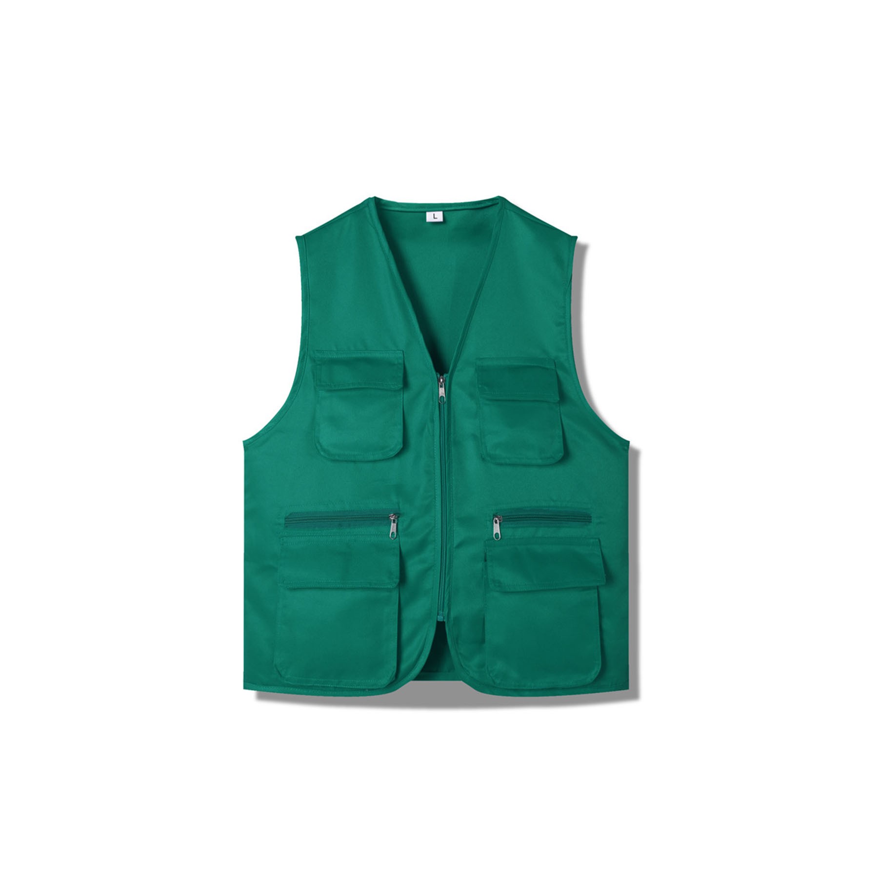 Multi-Pocket Work Clothes Vest Volunteer Vest 12
