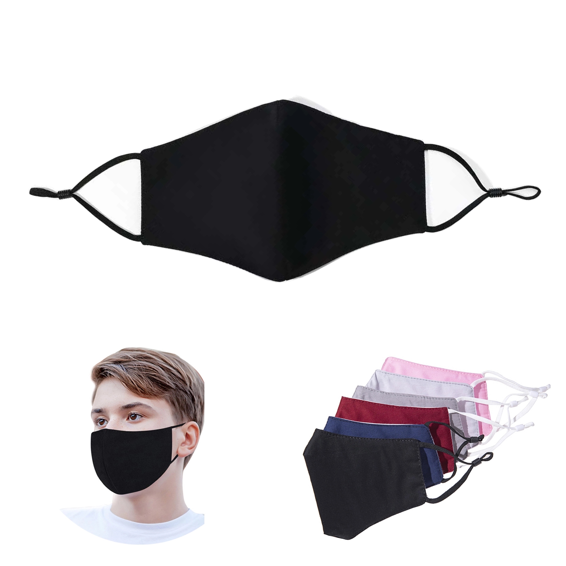 100% Cotton Face Mask Washable 2
