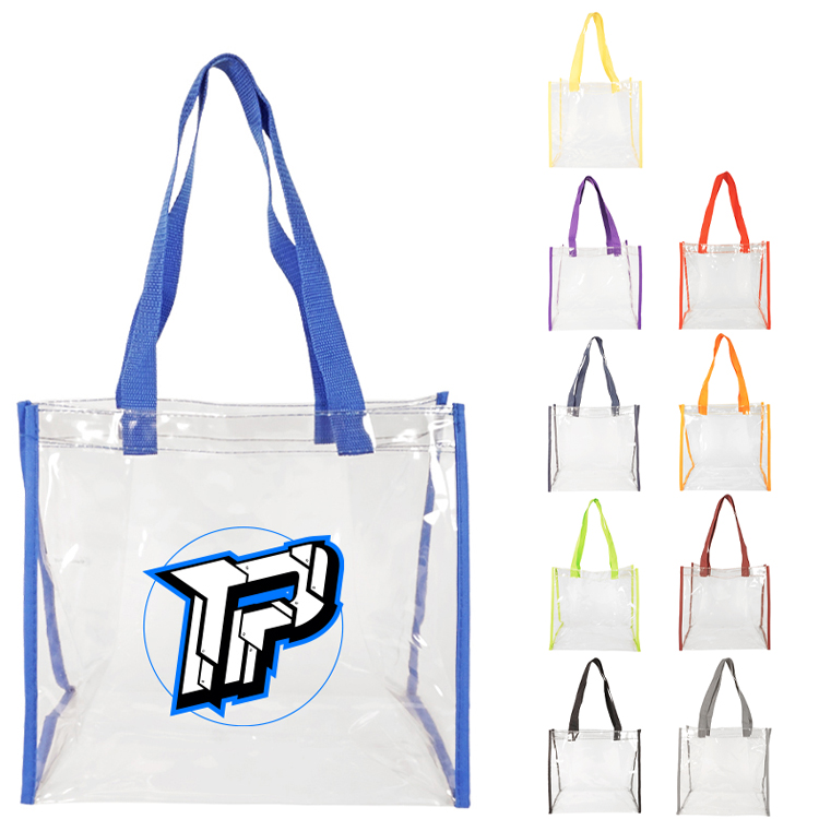 Coronado Clear Open Top Tote, custom tote bag with logo imprint 22