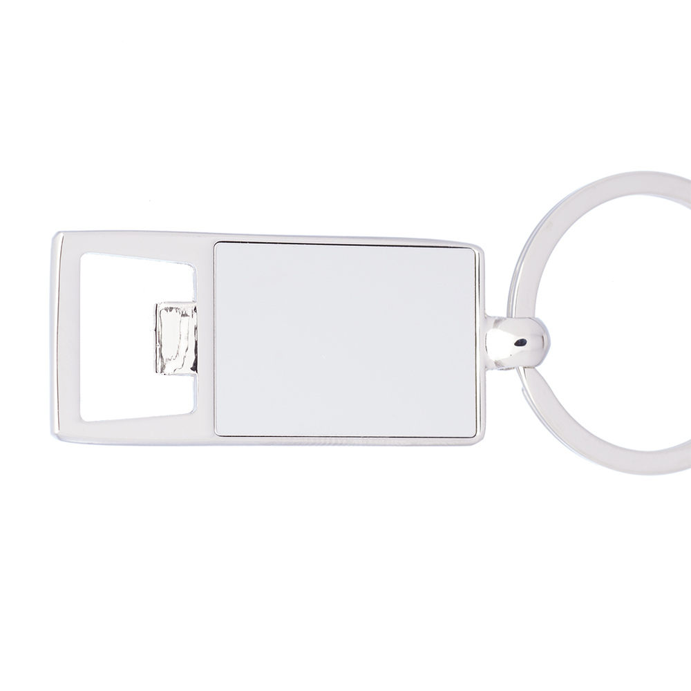 Reflection Metal Keychains with Bottle Opener