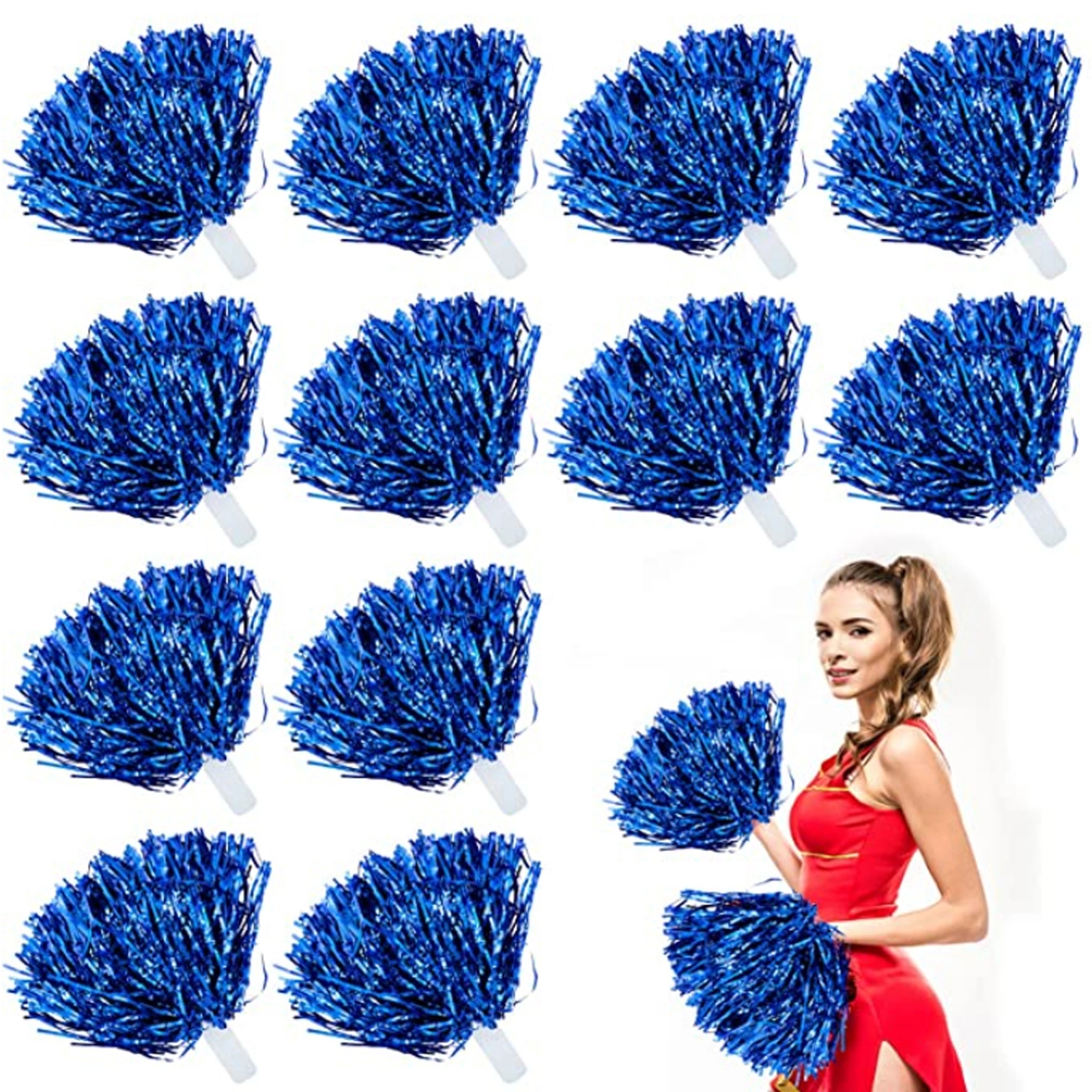 Customize Logo Dazzling Pom-Poms 2