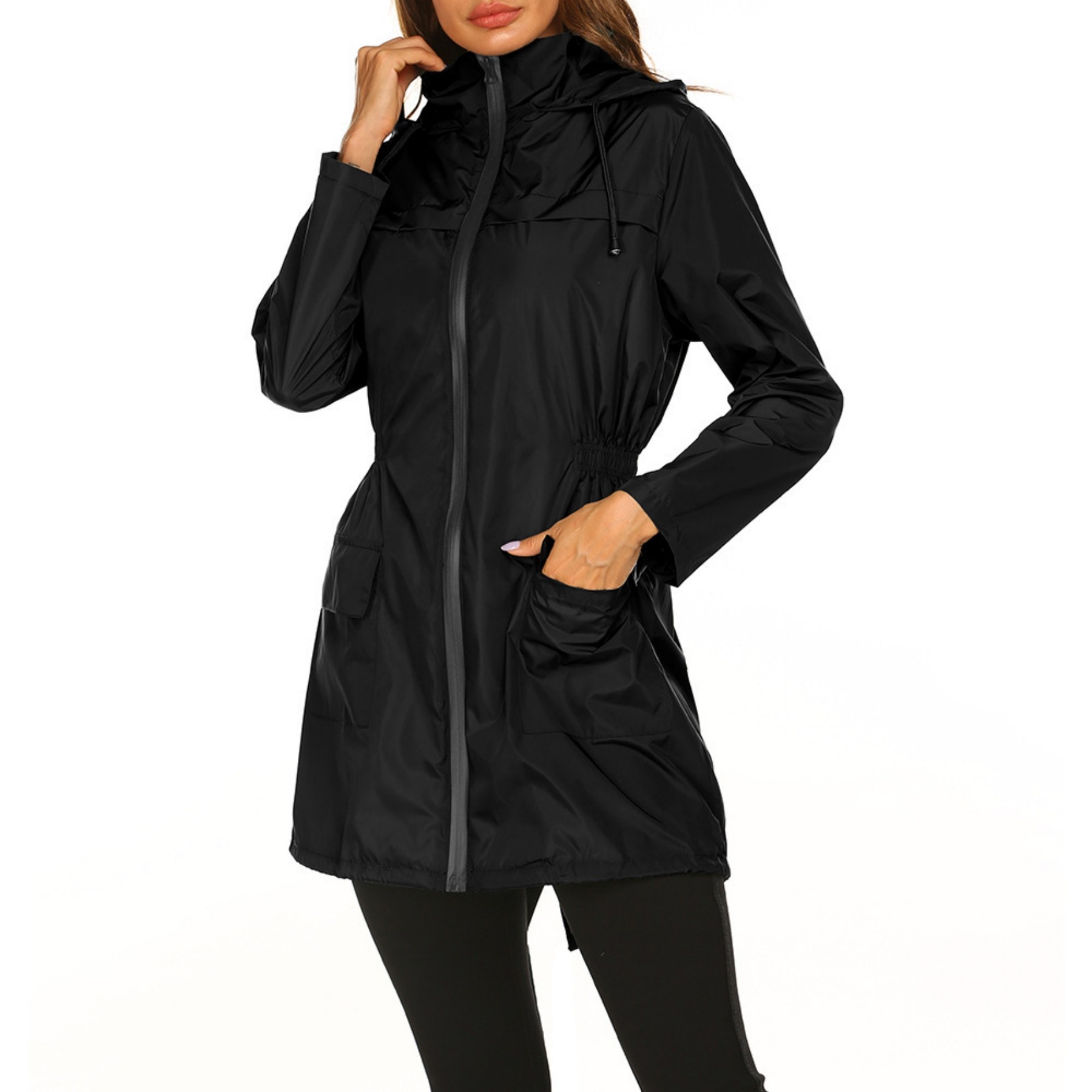 Women Waterproof Rain Jacket 2