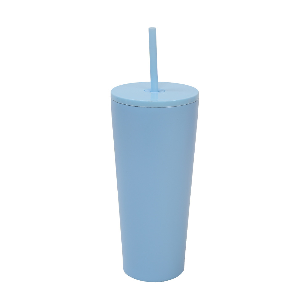 24 oz Stainless Steel Insulated Tumbler W/ Straw 11
