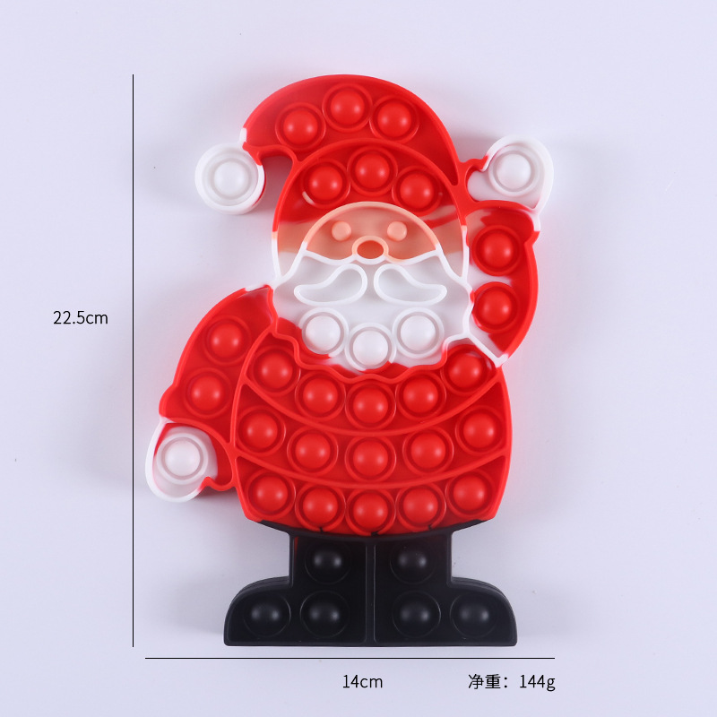 Christmas Santa Claus Push Bubble Fidget Toys 4