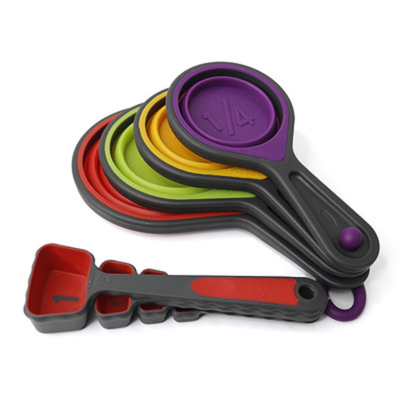8pcs Collapsible Measuring Cups And Spoons 5
