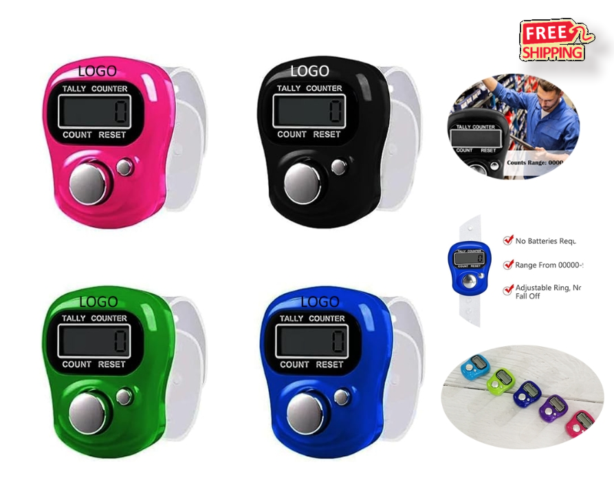 5 Digit Electronic Finger Counter with Adjustable Ring for Sports Inventory Prayer Counting 3